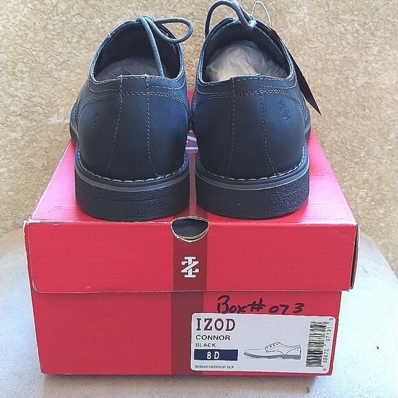 IZOD Leather Lace-up Oxfords Shoes Sz 8 NWB main image 7